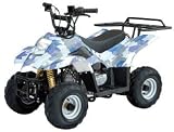 Small Size Classic Kids Model ATV (Quad) # ATA-110B - Blue
