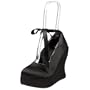 Pleaser Women's Bravo-07 Platform Wedge,Black Satin,6 M US