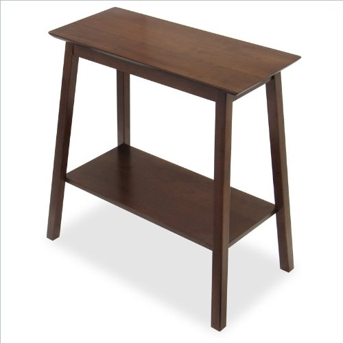 Winsome Hall Accent Table Walnut Beechwood