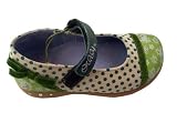 Oilily Ice Chrystal Patch Green Ballerina Shoe US 11.5 EUR 29