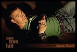 One Tree Hill Chad Lucas Scott Hot Cute Art Black Wood-Mounted Poster Print - 24
