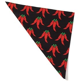 Two Dogs Designs 00555 Fabric Napkins, Chili Peppers, Set of 2 from Dog Accessories