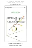 Création de l\'espace et narration littéraire