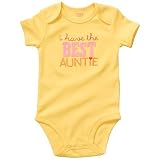 Carters Wiggle In Bodysuit - I Have The Best Auntie-3 Months