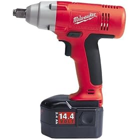 Milwaukee 9083-22 1/2-Inch 14.4-Volt Ni-Cad Cordless Square Drive Impact Wrench