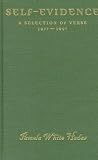  : Self-Evidence: A Selection of Verse, 1977-1997