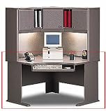 Advantage Series A Taupe Corner Desk by Bush Furniture