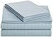 Amazon Basics Deluxe Microfiber Striped Sheet Set, Spa Blue,4 pcs, King