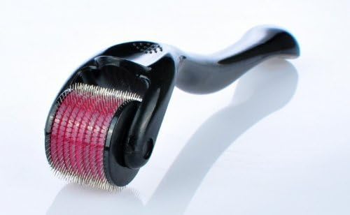 2.0mm Professional Titanium Microneedle 540 Derma Needle Roller Treating Acne Scars, Skin, Hair Loss, Wrinkles, Blackheads, Lines, Sun Damaged, Ageing- Daily Care Product, Reducing Blemishes Scars Potholes Cellulite Stretchmarks Uplifting Whitening Regeneration