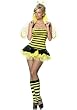 4Pc Queen Honey Bumble Bee Sexy Holiday Party Costume