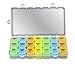 Pill Organizer, Medicine Organizer, Vitamin Organizer (Weekly - 3 Compartment) (828)