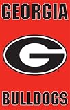 Georgia Bulldogs Applique Embroidered Banner Flag 44x28 NCAA College Athletics Fan Shop Sports Team Merchandise