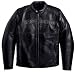Harley-Davidson® Men's Rushmore Leather Jacket-LIMITED EDITION. Reflective 3M Piping and Appliqué 