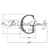 Family Name Decal Personalized Family Name Decal Monogram Established Date Vinyl Wall Decal Family Custom Decor