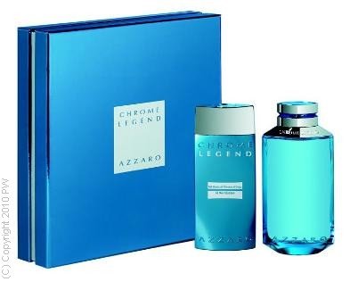 CHROME LEGEND by Azzaro Gift Set for MEN: SET-EDT SPRAY 4.2 OZ & ALL OVER SHAMPOO 6.8 OZ