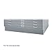 SAF4997GRR - Safco Base For Five-Drawer Stackable Steel Flat Files
