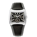 Police - PX11420N -Montre Homme Acier - Quartz Analogique - Fond Noir - Jour Date - Bracelet Cuir Noir