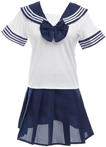 Japan School Uniform Dress Cosplay Costume Anime Girl Lady Lolita
