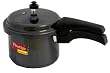Prestige Deluxe Hard Anodized Black Color Pressure Cooker, 3-Liter