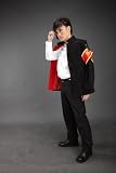 Japanese Anime Katekyo Hitman Reborn Cosplay Costume - Hibari Kyoya 1st Ver Set X-Large