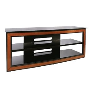 Bell'O AVSC-2126 Versatile Wood Trim Audio Video Furniture System (Cherry Black) by