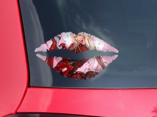 Lips Decal 9x5.5 Cherry Bomb