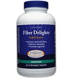 Enzymatic Therapy Fiber Delights Vanilla Chewables, 60 Tablets (Pack of 2)