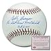 Bobby Thomson San Francisco Giants Hand Signed Rawlings MLB Baseball with The Shot Heard Around the World 10/3/51 Inscription