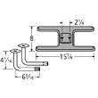 H-Shaped Twin Cast Iron Burner L-Shaped Venturi