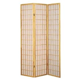 3 Panel Natural Oriental Shoji Screen / Room Divider