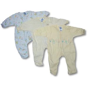 Gerber Zip Front Sleep N Play, 3 Pack