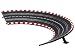 Carrera PROFI  Steilkurve 2/45° 4 Teile