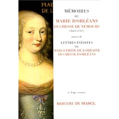 M�moires de Marie d'Orl�ans, duchesse de Nemours