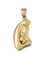CleverEves 14k Gold Pendant Religious 8.1 - Gram(s)