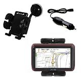 Mio Technology Moov S501 Flexible Auto Windshield Holder with Car Charger - Uses Gomadic TipExchange