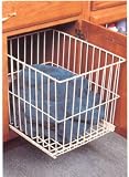 KV Roll Out Wire Hamper White Large Wide