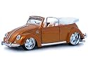 Diecast Model VW Beetle Cabriolet (VBugz) in Metallic Orange (1:18 scale)
