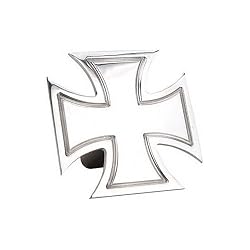 Billet Maltese Iron Cross Hitch Cover