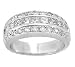 1.30Ct. 14K. White Gold Channel, Pave Diamond Anniversary Ring
