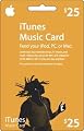 Apple iTunes $25 Music Card