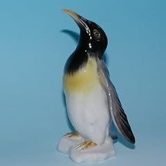 Pinguin - schaut - Porzellan - Ens