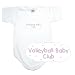 BABY BODYSUIT WHITE  PINK CLOUD VOLLEYBALL CLUB  9 - 12 Months