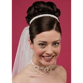 Sweetness Headband: Crystal Flowers With Beautiful Faux Pearl Centers
