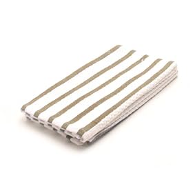 Click here to buy 2 Piece Tan and White Casserole Towel by Harold Import Company.