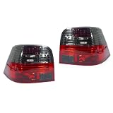 A Pair of Depo Red and Smoke Lense Tail Lights - VOLKSWAGEN Golf 4 1999-2005 by Depo