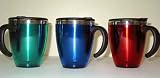 Review Amex 9016A / Stainless Steel Mug Double Wall 14oz (per case) 3 assorted colors