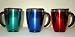 Kitchen & Housewares : Stainless Steel Mug Double Wall 14oz (per case) 3 assorted colors