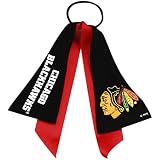 Chicago Blackhawks Ponytail Holder Hair Tie Ribbon