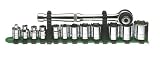 SK 94513 13 Piece 3/8-Inch Drive 6 Point 1/4-Inch to 7/8-Inch Standard Palm Control Socket Set