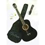 38" Black Acoustic Guitar w/ Carrying Case & Accessories